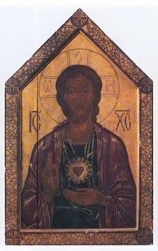 М. Бойчук. Ісус Христос. 1910-ті рр. Львів. Дошка, темпера.
