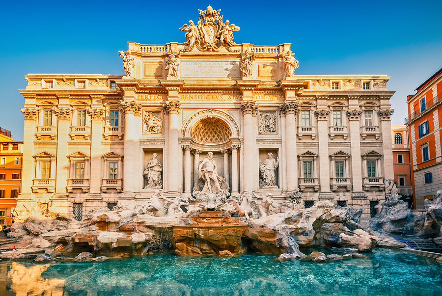 rome fontan di trevi